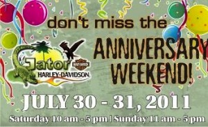 Gator Harley Davidson Anniversary Weekend
