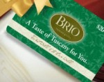 Brio offers gift card bonus
