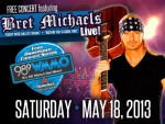 Bret Michaels Free Downtown Concert May 18