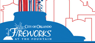 City of Orlando Fireworks at the Fountain