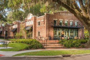 Date ideas in Orlando: image of the outside of Plant Street Market & Crooked Can in Winter Garden, Florida