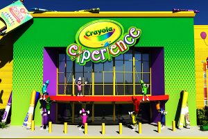 Free things to do in Orlando virtual: image of the outside of Crayola Experience Orlando