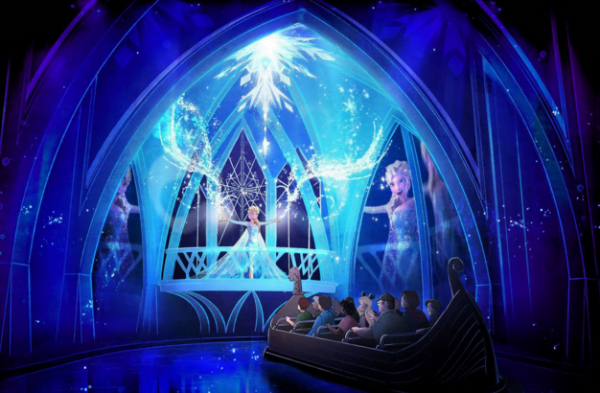 Walt Disney World Resort virtual rides: image of Frozen Ever After Ride at Epcot