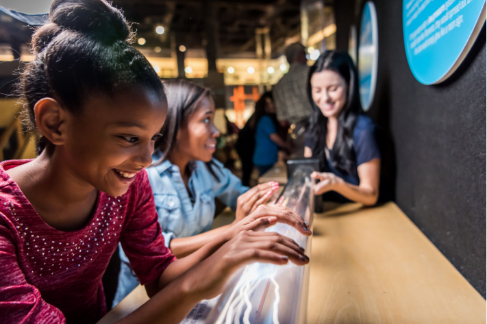 Free museum days: image of kids played at Orlando Science Center