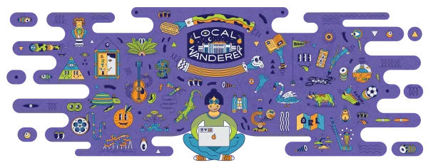 Free attraction passes at library: image of Local Wanderer logo