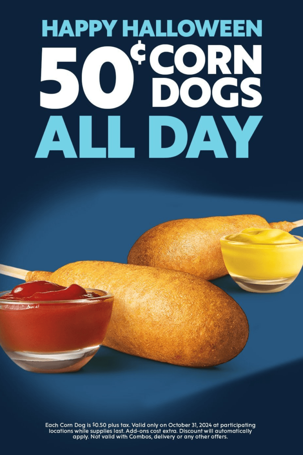 Sonic DriveIn offers 50cent corn dogs on Halloween Orlando on the Cheap