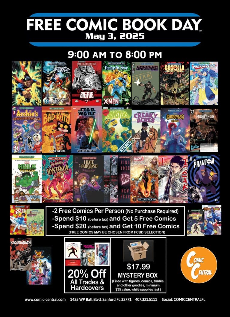 Annual Free Comic Book Day Events - Orlando on the Cheap