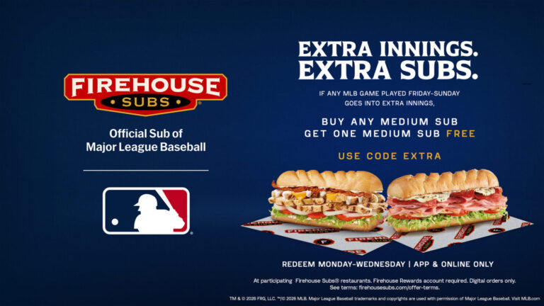 Extra baseball innings means fans score free subs at Firehouse Subs