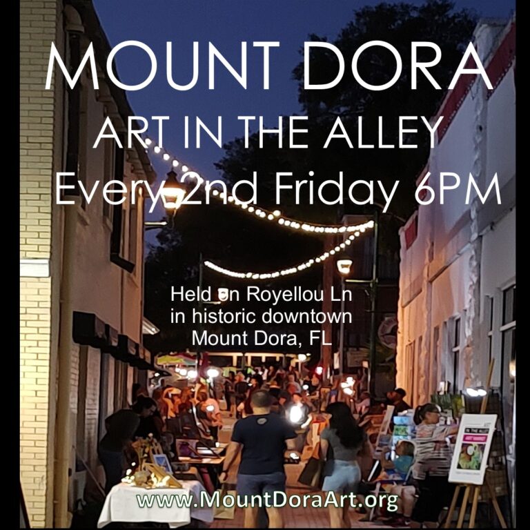 Art in the Alley in Mount Dora