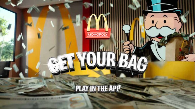 Play MONOPOLY Game at McDonald’s for chance to win $1 million or free food