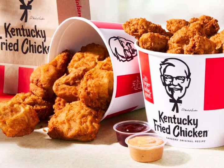 Kfc chicken and tenders buckets